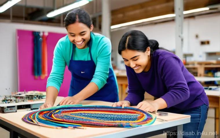 장애인재활상담사 임상 사례 - **Interdisciplinary Rehabilitation Team Meeting:** A bright, modern rehabilitation center conference...