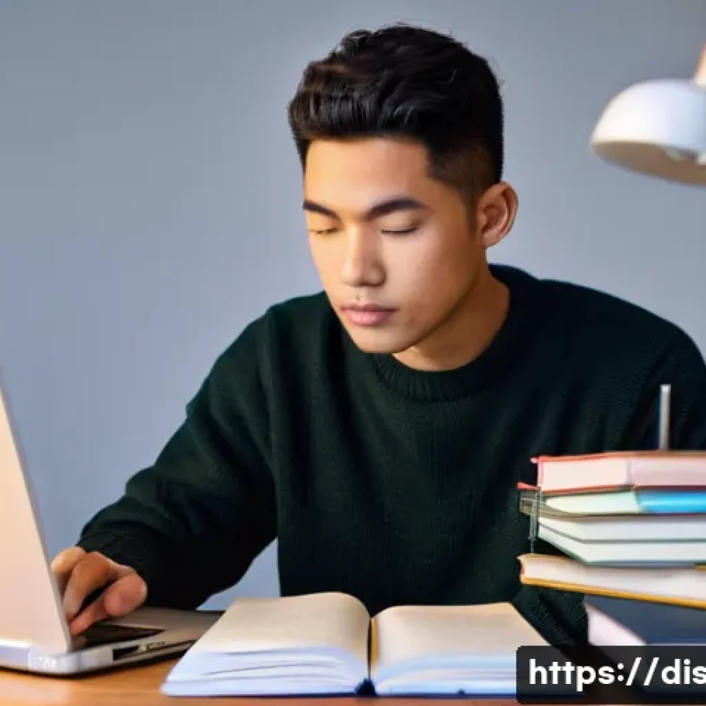 장애인재활상담사 자격시험 후기 - **Prompt 1: The Initial Dive into Information.**
"A determined young adult (gender-neutral, wear...