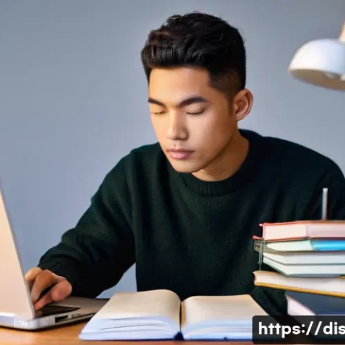 Home 31 장애인재활상담사 자격시험 후기 - **Prompt 1: The Initial Dive into Information.**
"A determined young adult (gender-neutral, wear...